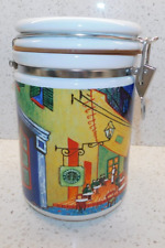 Vintage Starbucks Cafe Terrace at Night Coffee Canister by Van Gogh by Chaleur picture