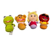 Hallmark Itty Bittys Muppets Set of 4 Plush - Miss Piggy Kermit Fozzie & Animal picture