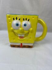 Vintage Retired HTF Spongebob Square Pants Mug Cup Viacom Universal Studios picture