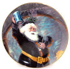 Memories Of Santa Plate Limited Edition A Jolly Good Fellow Don Warning Signed picture
