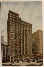 Fisher Building, Chicago, ILL. Antique Postcard, p 1911, Horse buggy, Cars picture