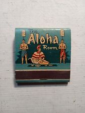 Aloha Room Heathcliff Hotel Portland Or. Vintage Matchbook Unstruck Missing One  picture