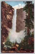 Yosemite CA California - Yosemite Valley - Bridal Veil Falls - Postcard - c1912 picture