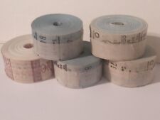 Lot x5 Unused Bus Ticket Rolls x500 Colectivo Argentine Boleto Mixed W/Details picture