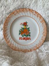 1980 Vintage Disney Bird Plate Florida Orange 9” Rare picture