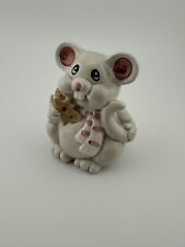 Vintage Mouse Parmesan Cheese Shaker Ceramic Holding Cheese 1970s Super Cute picture