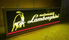 Lamborghini Double Sided Illuminated Dealership Sign - Extremely Rare picture