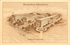 Vintage Postcard Deutsches Altenheim Oakland CA German Old Folks Home Unposted picture
