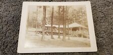 Antique ORIGINAL LAKE GEORGE NEW YORK INCLINE RAILWAY CAR STATION PHOTO picture
