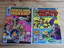 Power Man Iron Fist #60,70 Boarded Marvel Comics Group Lot Set Series 1979-1981 picture