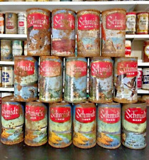 Lot of 15 Schmidt Wildlife Scene Flat Top Beer Cans - Pfeiffer Brg. American Can picture