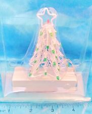 Medium Lighted White Village Battery-Operated Christmas Tree picture