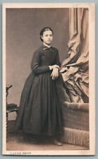 1860's Young Girl Discreet Style CDV. Photo Pierre Petit in Paris. Young Girl picture