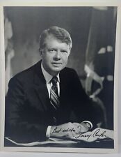 Vintage Jimmy Carter Signed 8x10 Vintage Governor Photo Full Signature picture