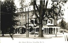 1947 Hotel Bishop, UNADILLA NY,  RPPC  postcard jj037 picture