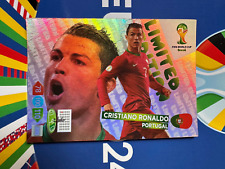 PANINI ADRENALYN XL WORLD CUP 2014 LIMITED EDITION CARD Cristiano RONALDO (1th) picture