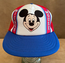 1982 NEW Mickey Mouse Vintage Walt Disney World Mesh Cap SNAPBACK BROKEN Trucker picture