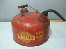 Vintage Stihl Chainsaw Gas Can-Used-Rare picture