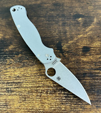 Spyderco Paramilitary 2 PM2 Knife G-10 Gray Maxamet C81GPDGY2 FACTORY SECOND picture