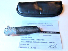 New Pre Owned Andre Thorburn L36S Engraved Tactical Folder Flipper picture