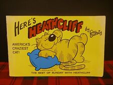 Heres Heathcliff The Best of Sunday Comic Strips Collection Geo Gately 1981 picture