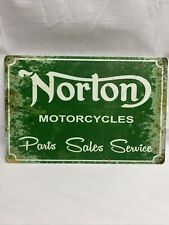 Norton Motorcycles Sign Vintage Style picture