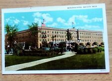 Vintage Postcard Of Wenonah Hotel Bay City Michigan picture