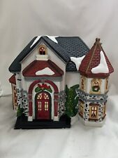 Dickens Collectables Hand Painted Porcelain Lighted House Victorian Series 1997 picture