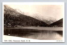 1935 RPPC Scenic View Echo Lake Franconia Notch NH CT Bodwell Postcard picture