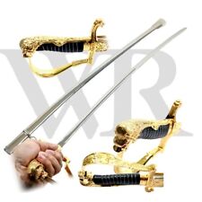 German Officers Full Tang Tempered Battle Ready Sword by Warrior Replicas picture