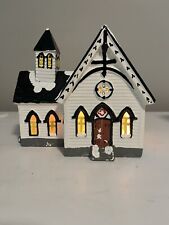 Dept 56 Church of the Open Door 1986 The Original Snow Village Lighted Works picture