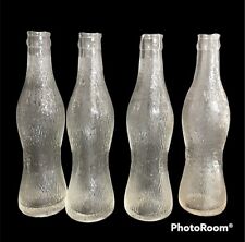  Vintage Whistle Soda Pop Bottles Clear Glass Pat 1926 Kingston NY Set of 4 picture