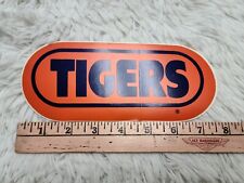 Vintage 101 WRIF Speedway Detroit TIGERS Bumper Sticker Old Tiger Stadium Orange picture