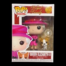 Funko Pop + Protector Icons #01 Queen Elizabeth  II with Corgi *Mint-In-Stock* picture