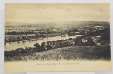 Reservoir Hill Bird's Eye View of Sayre Pennsylvania Unposted Postcard picture