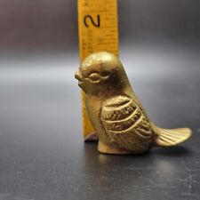 Vintage Brass Bird Miniature 1.5