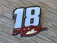 2009 #18 Kyle Busch Logo Lapel NOTE: flat - No pin on back - cut off picture
