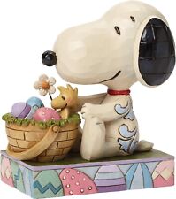 Disney Snoopy Hooray for The Easter Beagle Figurine Jim Shore New 4042382 Pea... picture