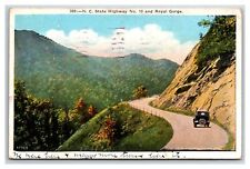 NC State Highway 10 & Royal Gorge North Carolina Asheville Postcard picture
