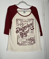 Disneyland Resort Vintage Style 3/4 Sleeve TShirt XL Disney Parks Women’s 540 picture