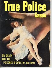 True Police Cases Magazine Mar 1951 Vol. 4 #40 VG picture