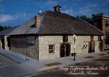 Marysville Kansas Pony Express Station No 1 only station left vintage postcard picture