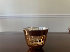 8 - Arabic/Moroccan Style Glasses with Gold Overlay For Tea Or Liquor picture