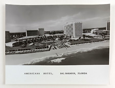 1970s Bal Harbour Florida Americana Hotel Beach View Ocean Vintage Press Photo picture