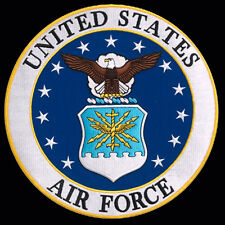 US Air Force logo  EMBROIDERED 3 inch IRON ON MILITARY PATCH BY MILTACUSA picture