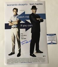TOM HANKS SIGNED AUTOGRAPHED CATCH ME IF YOU CAN 12X18 PHOTO BECKETT BAS COA 2 picture