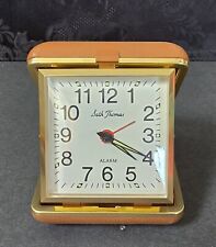Vintage - Seth Thomas - Travel Alarm Clock  With Carrying Case - Brazil  picture