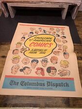 1968 The Columbus Dispatch Ohio Souvenir Paper Cavalcade Of Comics History picture