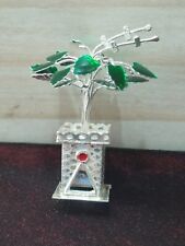 Tulsi/Basil plant in sterling silver , plant for hindu worship picture