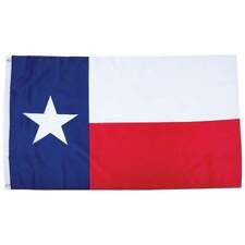 Texas Flag 3' x 5' FT Polyester Lone Star State Brass Grommets Fade Resistant TX picture